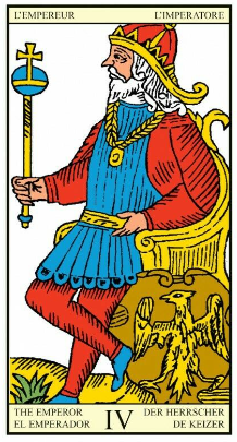 Tarot de Marsella. El emperador